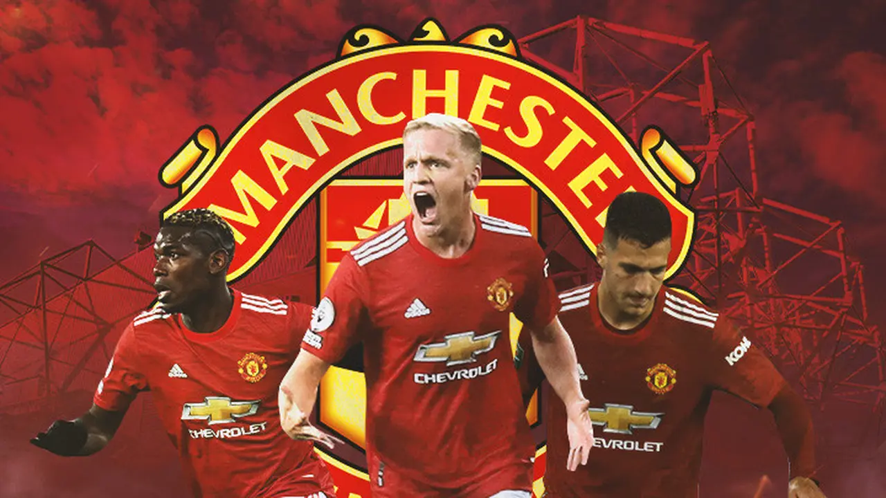 Manchester United - Paul Pogba, Donny van de Beek, Diogo Dalot