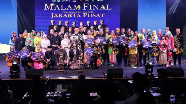 Malam puncak Pemilihan Abang None Jakarta Pusat 2024