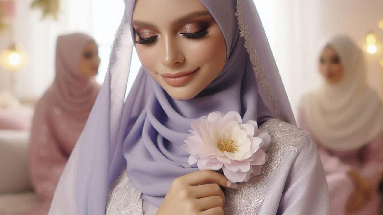 Baju Lebaran 2025 Misty Lavender