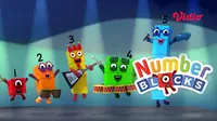 Saksikan serial kartun edukasi Numberblocks hanya di Vidio. (Dok. Vidio)