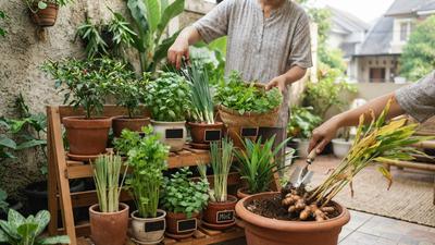 Cara Membuat Kebun Bumbu Dapur Kecil di Teras Rumah, 10 Langkah Penuhi Stok Setiap Hari