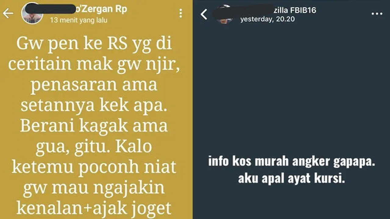 5 Status Media Sosial Sok Berani Uji Nyali Ini Bikin Tepuk Jidat