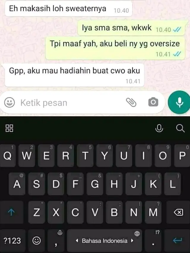 5 Chat WhatsApp PDKT dengan Gebetan, Ujungnya Ditolak Meski Sudah Berjuang