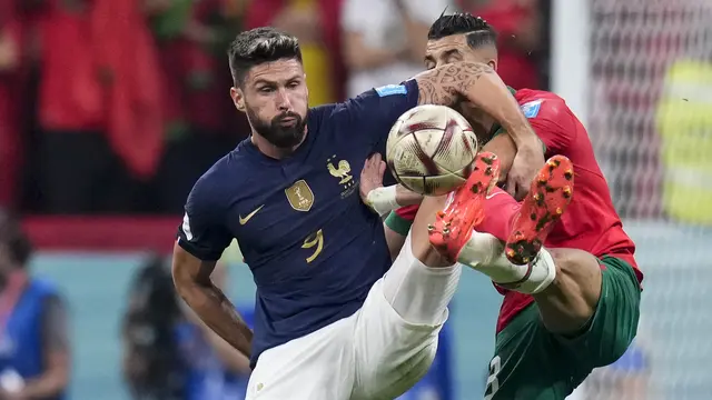 Timnas Prancis Vs Timnas Maroko Semifinal Piala Dunia 2022