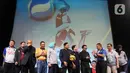 Ketua Umum PP PBVSI Imam Sudjarwo pun memasang target tinggi untuk tim Merah Putih di Asian Men's U-20 Volleyball Championship. Mereka diharapkan mampu mengamankan posisi empat besar. (Liputan6.com/Herman Zakharia)