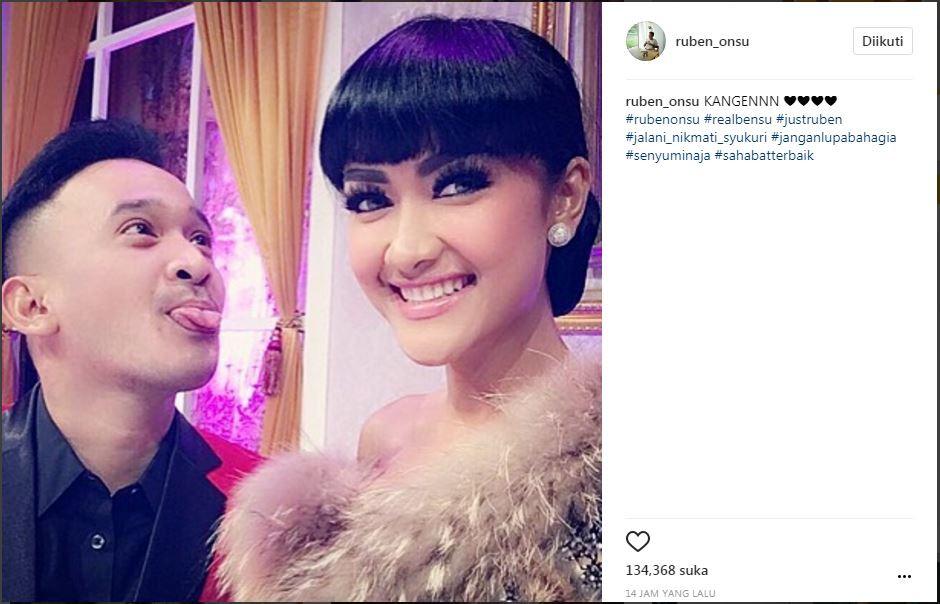 Julia Perez dan Ruben Onsu (Foto: Instagram)