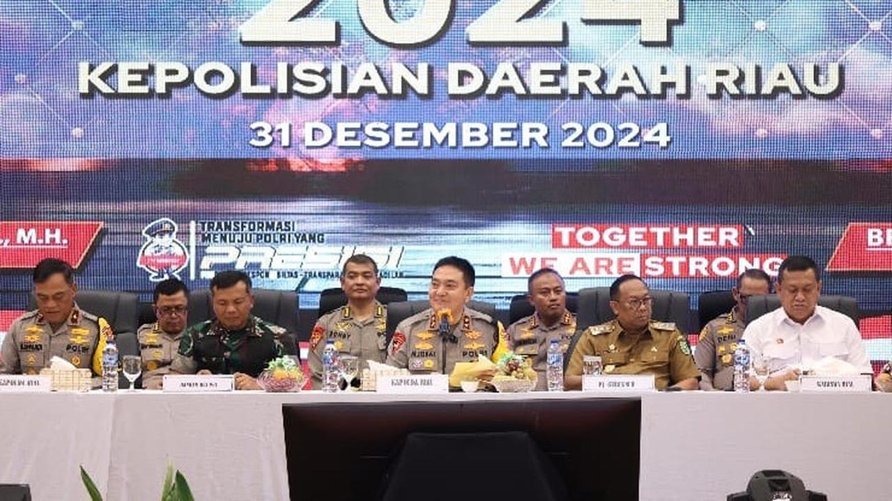 Pj Gubernur Riau Apresiasi Polda Riau yang Sukses Tekan Gangguan Kamtibmas 2024