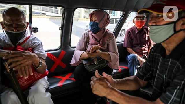 Angkutan Umum Terapkan Protokol Kesehatan