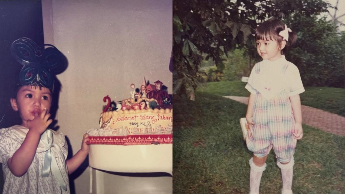 Genap Usia 40 Tahun, Ini 7 Potret Masa Kecil Raline Shah yang Menggemaskan