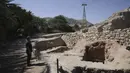 UNESCO memasukkan situs prasejarah Tell al-Sultan, dekat kota Yerikho, Tepi Barat yang diduduki, ke dalam Daftar Warisan Dunia pada hari Minggu, dalam sebuah langkah yang dikritik oleh Israel. (AP Photo/Mahmoud Illean)