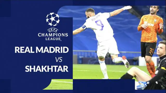 MOTION GRAFIS Liga Champions: 2 Gol Karim Benzema Antar Real Madrid Tumbangkan Shakhtar Donetsk