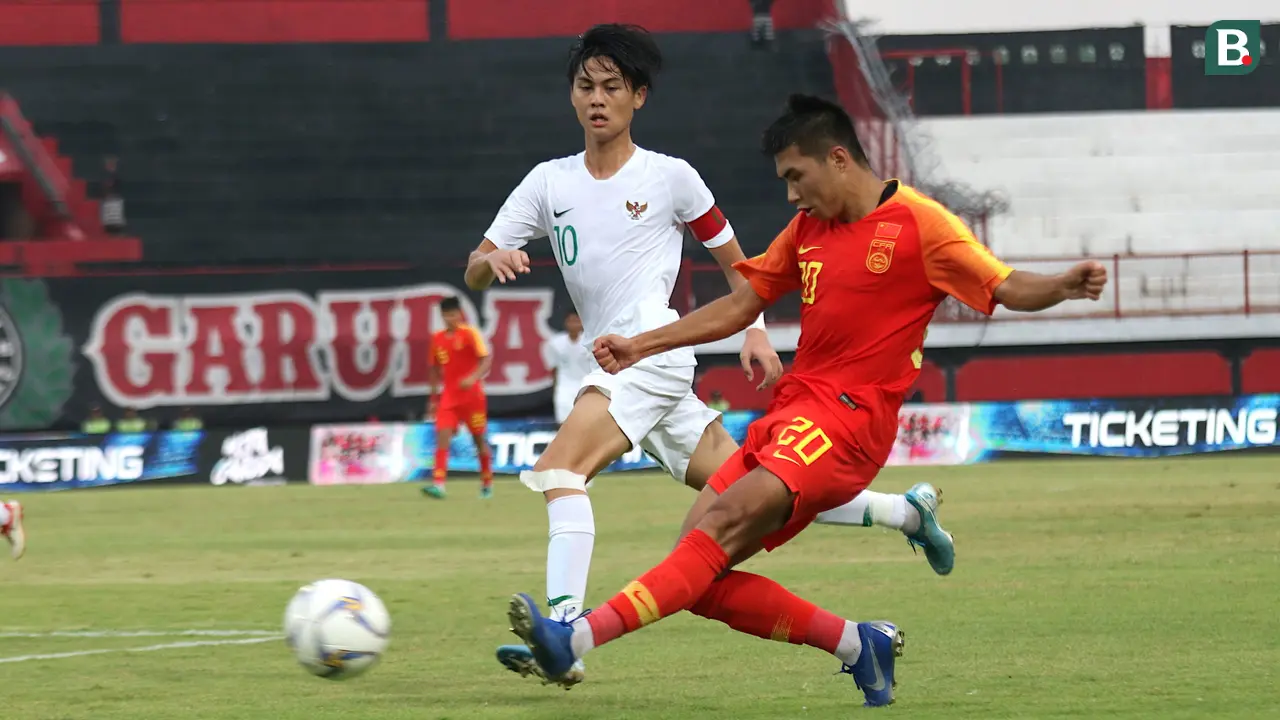 Timnas Indonesia U-19, China U-19