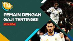 Berita video spotlight kali ini membahas tentang lima pemain dengan gaji tertinggi di La Liga, salah satunya ialah Vinicius Junior.