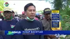 Ribuan warga Desa Tejoasri, Kecamatan Laren, Lamongan, Jawa Timur menggelar syukuran udik-udikan, karena Desa Tejoasri tetap berstatus zona hijau dan tidak ada warganya yang terpapar Covid-19.