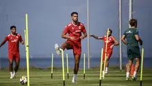 Penyerang Timnas Indonesia, Jens Raven, saat sesi latihan di Bali United Training Center pada Kamis (23-7-2026). (Bola.com/Alit Binawan)