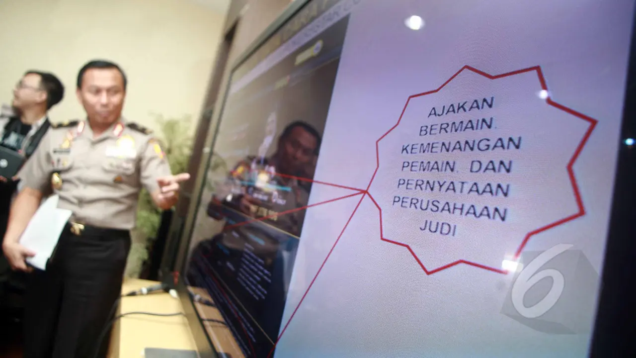 Bareskrim Ungkap Jaringan Perjudian Online 