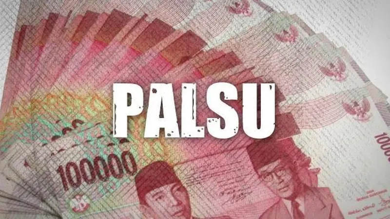 Ilustrasi uang palsu (Istimewa)