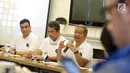 Dirut PT. PSN Adi Rahman Adiwoso memberi keterangan pers rencana peluncuran Satelit Nusantara Satu di Jakarta, Rabu (23/1). Satelit yang akan diluncurkan 18 Februari menggunakan teknologi High Throughput Satellite (HTS). (Liputan6.com/HO/Ading)