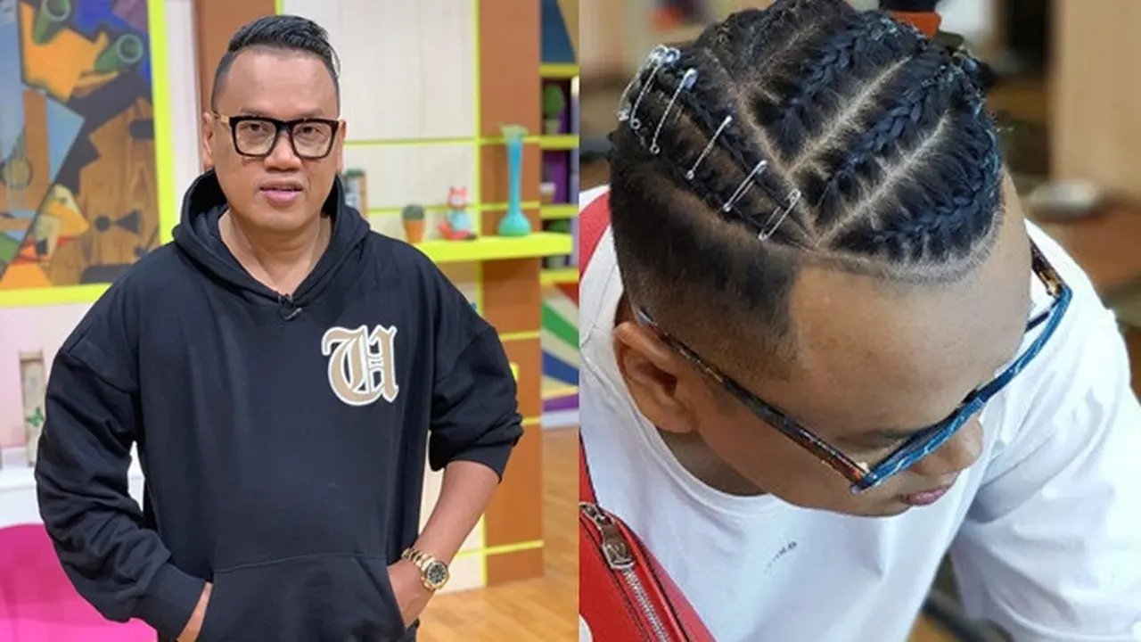 Gaya Rambut Nyeleneh Uya Kuya