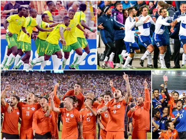 Berikut ini lima negara yang pemerintahnya memberikan hari libur nasional karena sepak bola. Diantaranya, Cile, San Marino hingga Malaysia. (Foto-foto Kolase AFP)