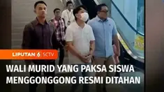 Wali murid yang memaksa siswa SMA teman anaknya sujud meminta maaf dan menggonggong di Surabaya, Jawa Timur, kini resmi menjadi tersangka. Ia terancam hukuman 3 tahun penjara.