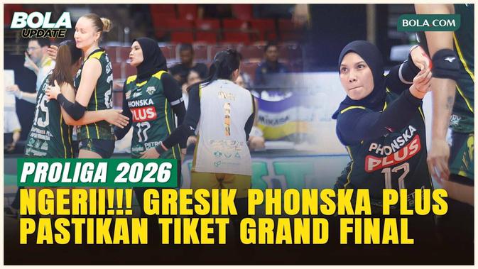 Gresik Phonska Plus Tundukkan Electric PLN, Segel Tiket Grand Final Proliga 2026