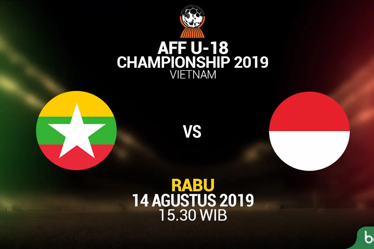 AFF U18 - Myanmar Vs Indonesia