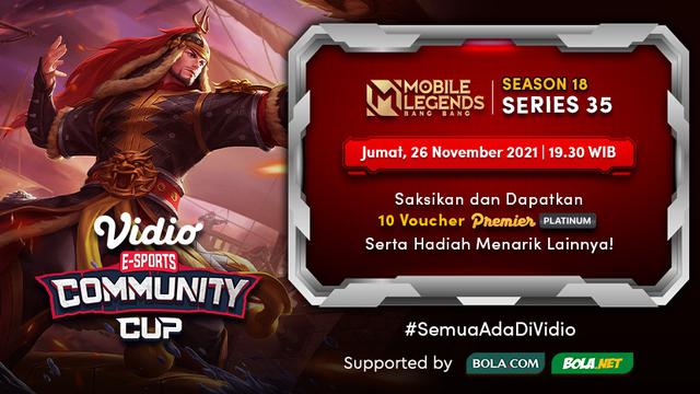 Jadwal dan Live Streaming Vidio Community Cup Season 18 PUBGM Series 18, Senin 22 November 2021