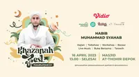Khazanah Fest 2023 menghadirkan sejumlah kegiatan Ramadan seperti kajian, talkshow, buka bersama hingga tarawih. (Dok. Vidio)