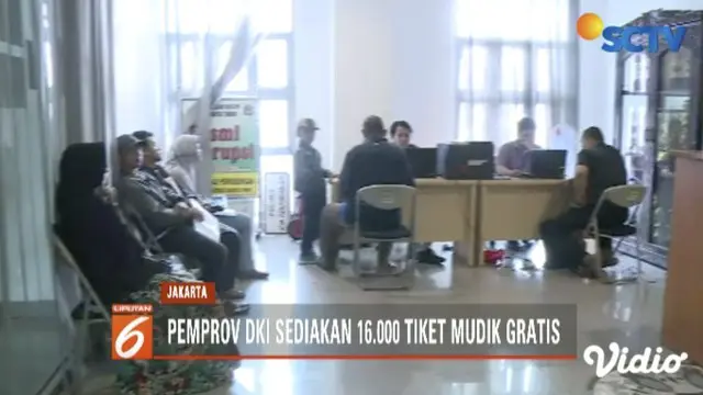 Dishub Pemprov DKI Jakarta sediakan 16 ribu tiket bus untuk program Mudik Gratis 2019.