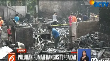 Warga mengaku, kebakaran berlansung cepat sehingga warga sulit menyelamatkan harta benda mereka.