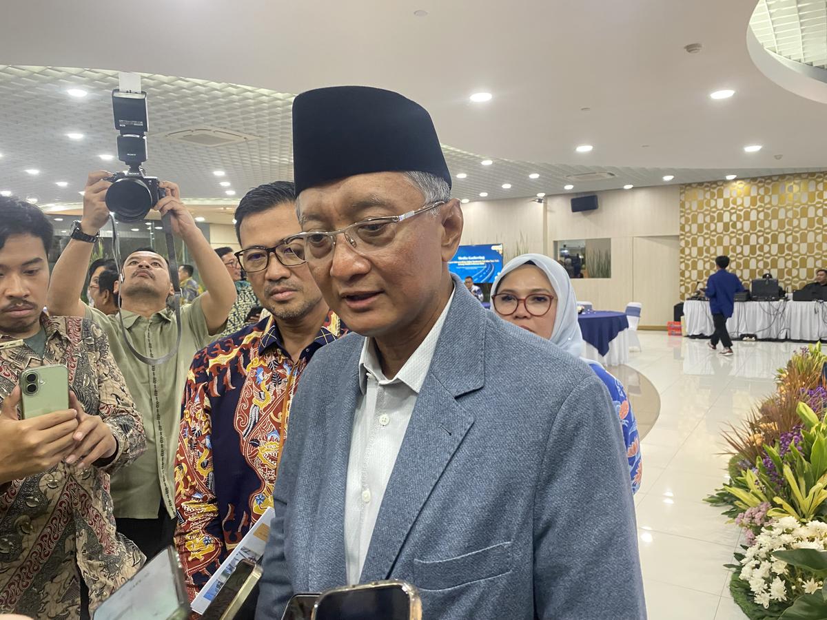 Menteri Pekerjaan Umum (PU), Dody Hanggodo  di Kementerian PU, Jumat (6/3/2026). (Liputan6.com/Christian)