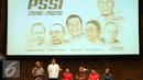 Enam kandidat melakukan debat terbuka jelang pemilihan Ketua Umum PSSI 2016-2020 di Hall SCTV Tower, Jakarta, Selasa (4/10/2016). Rencananya, pemilihan Ketua Umum PSSI akan dilaksanakan pada 17 Oktober mendatang. (Liputan6.com/Helmi Fithriansyah)
