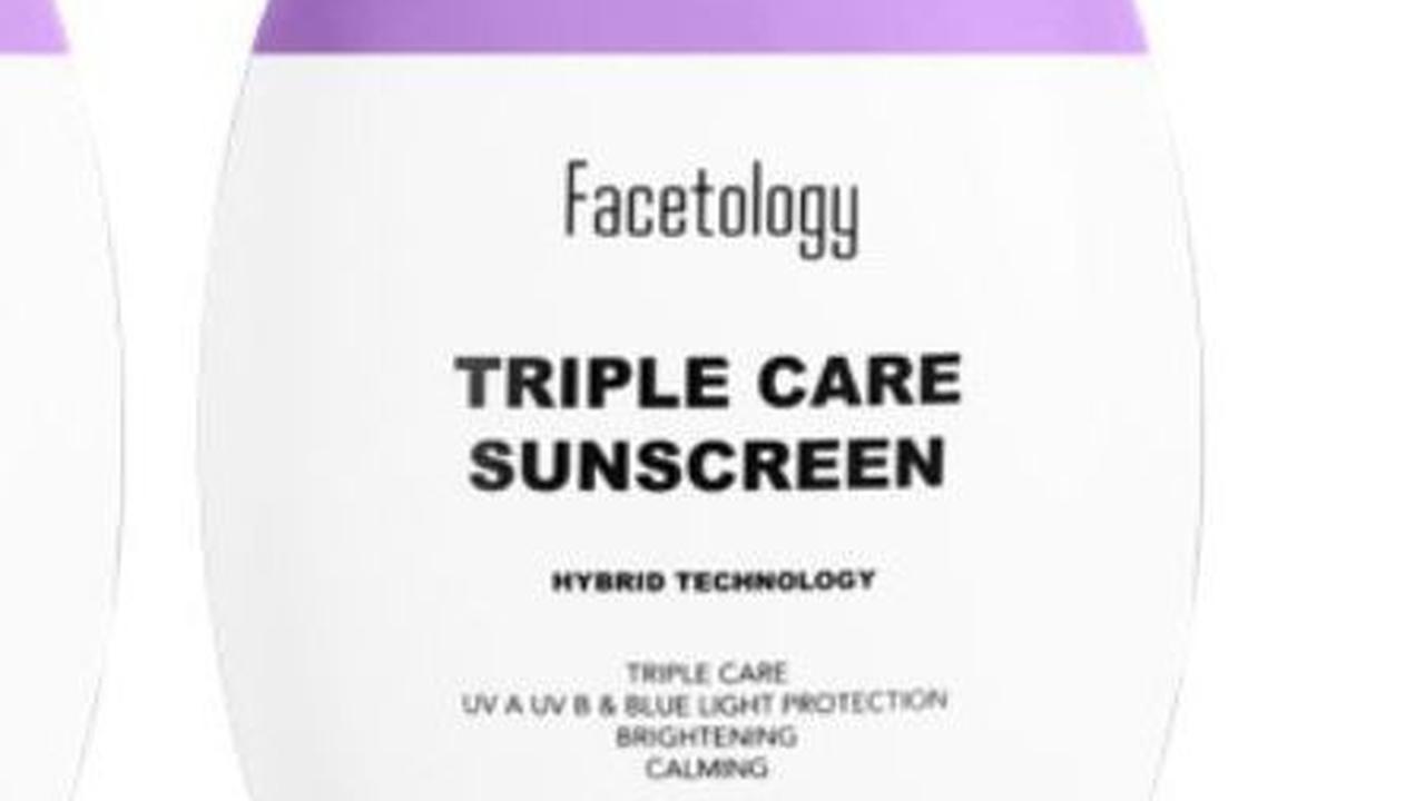 3. Facetology Triple Care Sunscreen<br>