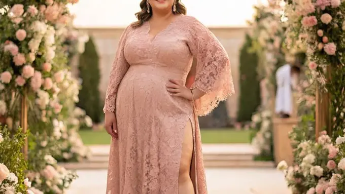 Model Dress Brokat Untuk Orang Plus Size dan Tidak Terlalu Tinggi