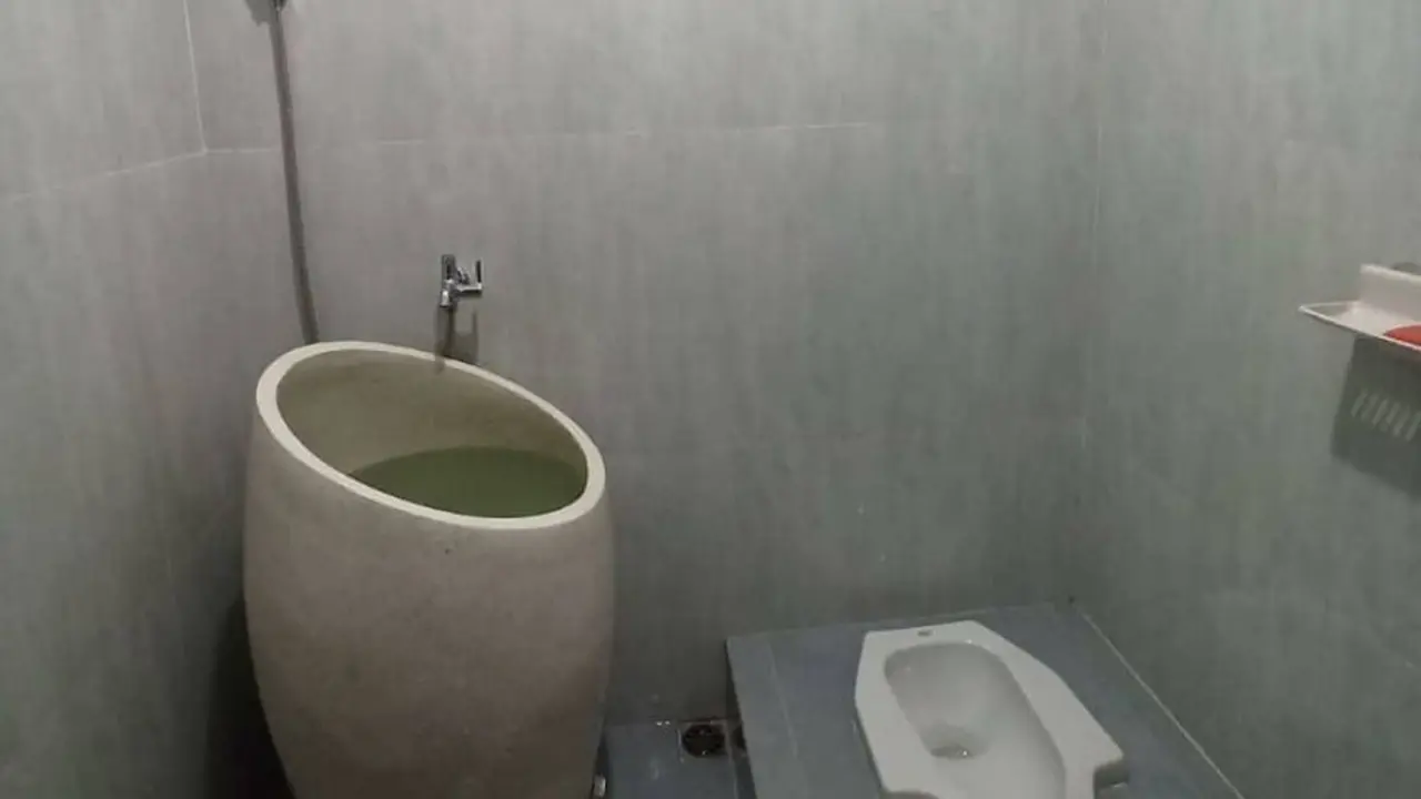 Desain Kamar Mandi Minimalis Kloset Jongkok Shower