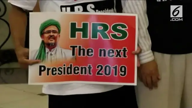 Aliansi Pergerakan Islam mendeklarasikan Rizieq Shihab sebagai calon presiden di tahun 2019.