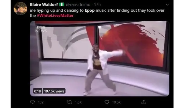 Reaksi warganet atas tagar White Lives Matter (Twitter/ xanaxking32213)