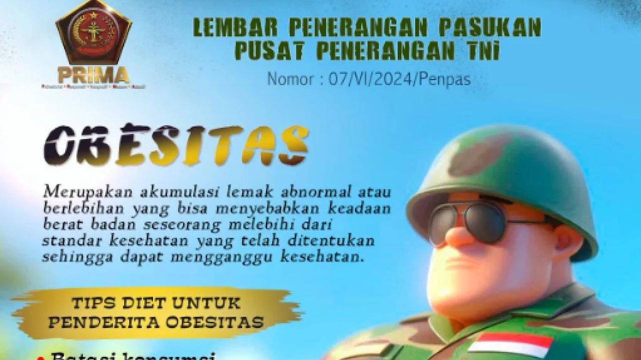 TNI pun membagikan beberapa tips jitu diet untuk penderita obesitas. <br>