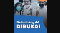 Pendaftaran program Kartu Prakerja Gelombang 46 telah resmi dibuka. (Instagram @prakerja.go.id)