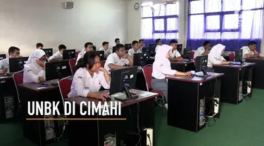 Pelaksanaan UNBK di kota Cimahi diwarnai rusaknya server sehingga menyebabkan keterlambatan dalam pengerjaan soal.