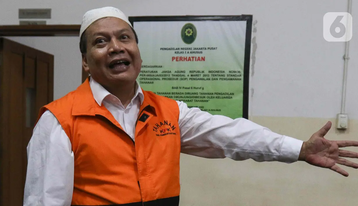 Apabila denda pidana tersebut tidak dibayarkan, maka akan diganti dengan pidana kurungan selama 4 bulan. (Liputan6.com/Herman Zakharia)