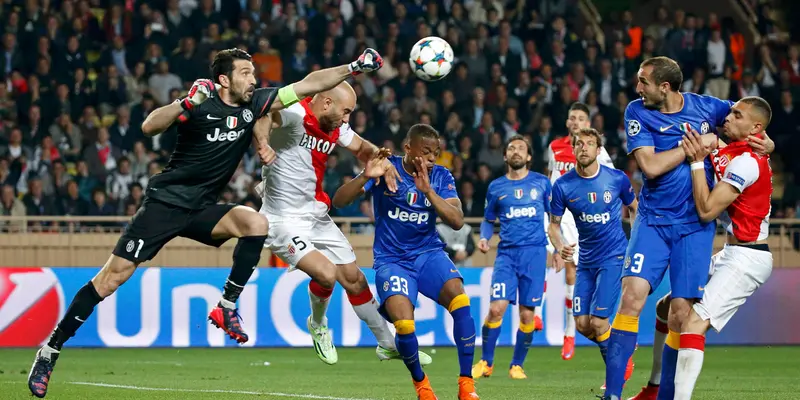 Tahan Imbang AS Monaco, Juventus Melaju ke Semifinal Liga Champions