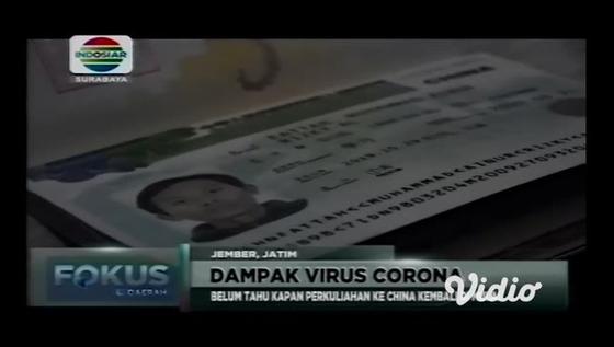 VIDEO: Imbas Corona, Kuliah Mahasiswa Politeknik Jember di China Masih Libur