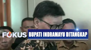 Selain Bupati Indramayu, ada tujuh orang lainnya yang ikut diamankan petugas KPK.