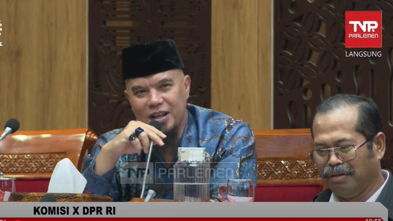 Momen Melly Goeslaw dan Ahmad Dhani Nyanyi Saat Rapat Komisi X DPR RI, Tuai Sorotan