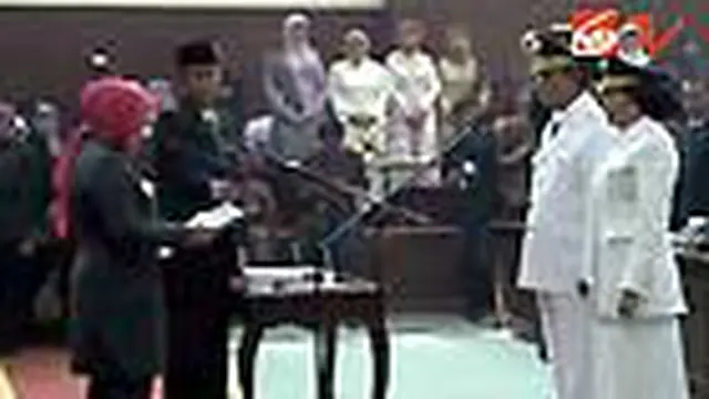 Pelantikan Bupati Pandeglang Didemo Mahasiswa