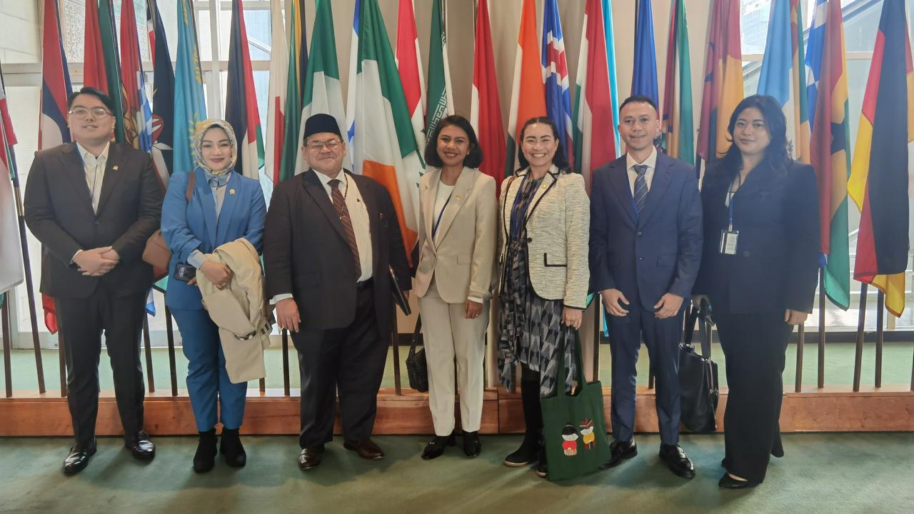 Badan Kerja Sama Antar-Parlemen (BKSAP) DPR RI hadir di sidang komite status perempuan di Markas PBB, Amerika Serikat.