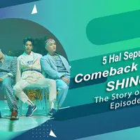 Berikut ini 5 hal seputar comeback terbaru SHINee yakni album The Story of Light Episode 3. (Foto: Twitter/SHINee, Desain: Nurman Abdul Hakim/Bintang.com)