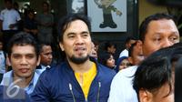 Saipul Jamil menjalani pemeriksaan di Polda Metro Jaya terkait kasus dugaan pelecehan seksual yang dilakukan Saipul Jamil terhadap pria berinisial AW. [Foto Herman Zakharia/Liputan6.com]